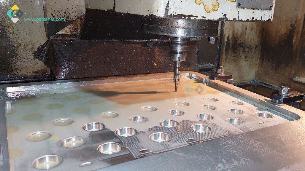 عينة قالب مصمم باستخدام الطحن CNC